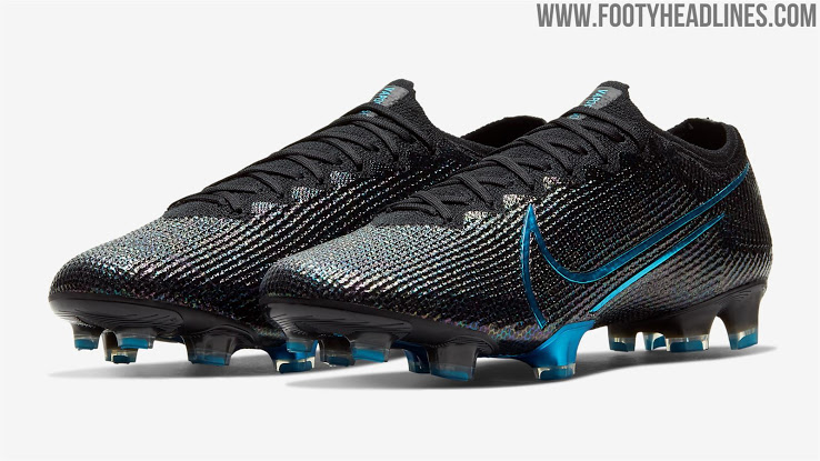 Las botas Nike de color Negro y Azul lÃ¡ser modelo "Mercurial" fueron reveladas
