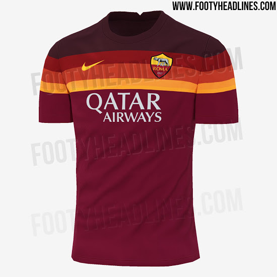 Camiseta de local de la AS Roma 2020-2021