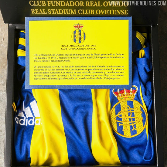 Camiseta aniversario de 94 aÃ±os del Real Oviedo 2020