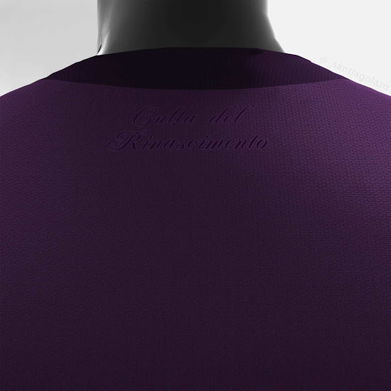 Concepto de la camiseta de local de la Fiorentina 2020-2021 con inspiraciÃ³n Renacentista