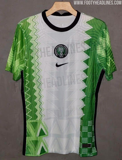 Camiseta de local, visitante y de portero de Nigeria 2020-2021