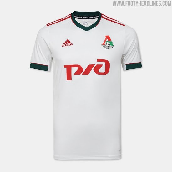 Camiseta de Local, Visitante y Alternativa del Lokomotiv De MoscÃº 2020-2021