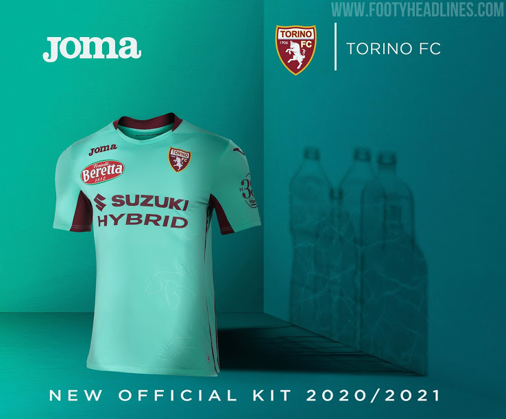 Camisetas de Local, Visitante y Alternativa del Torino FC 2020-2021