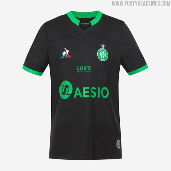 Camisetas de Local, Visitante y Alternativa de Saint-Étienne 2020-2021