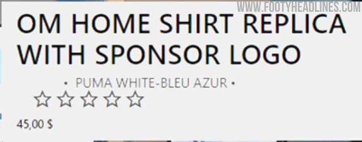 Camiseta de Local del Olympique Marseille 2021-2022