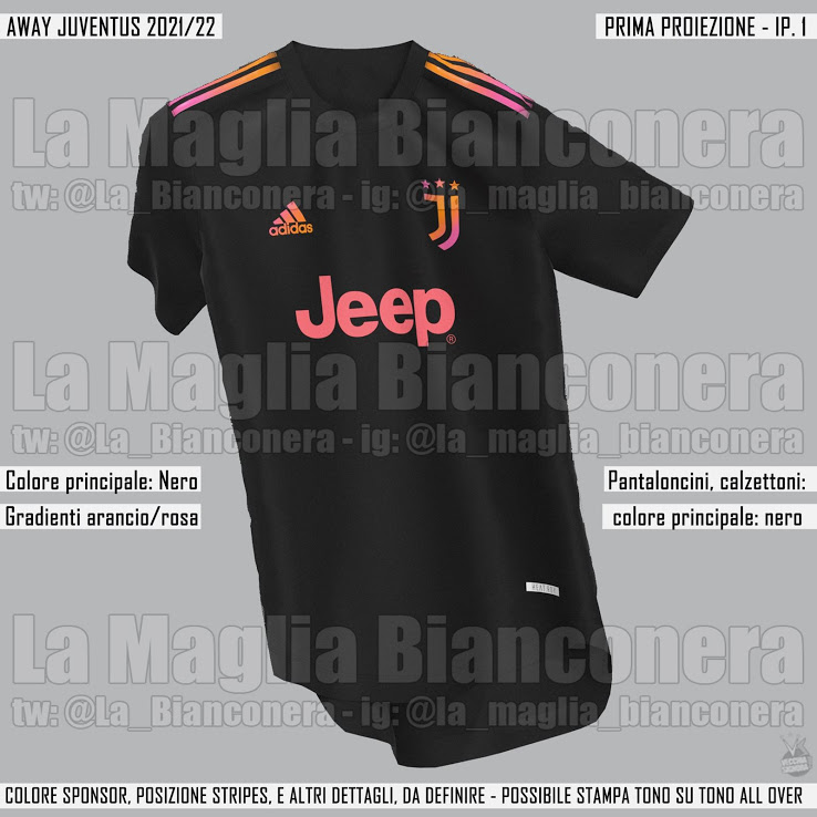 Camiseta de Visitante de la Juventus 2021-2022