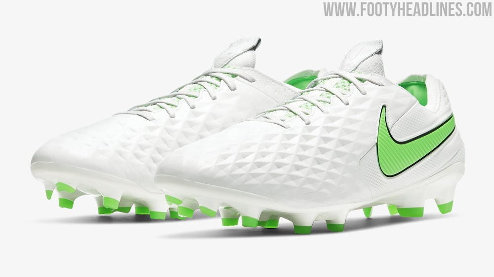 Lanzamiento de las botas Nike Tiempo Legend 8 2021 'Spectrum Pack' de color gris / verde