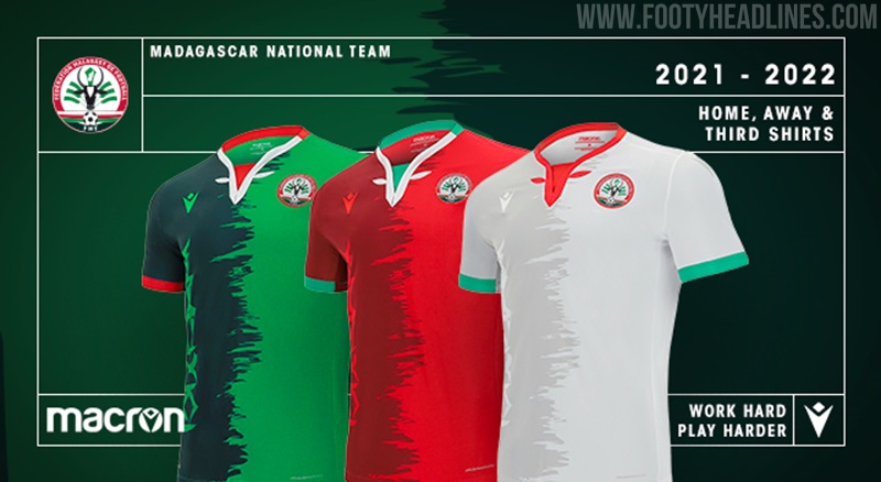 Camisetas de Local, Visitante y Alternativa Madagascar 2021