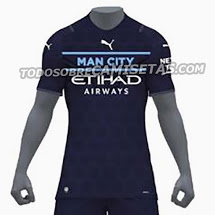 Tercera Camiseta del Manchester City 2021-2022