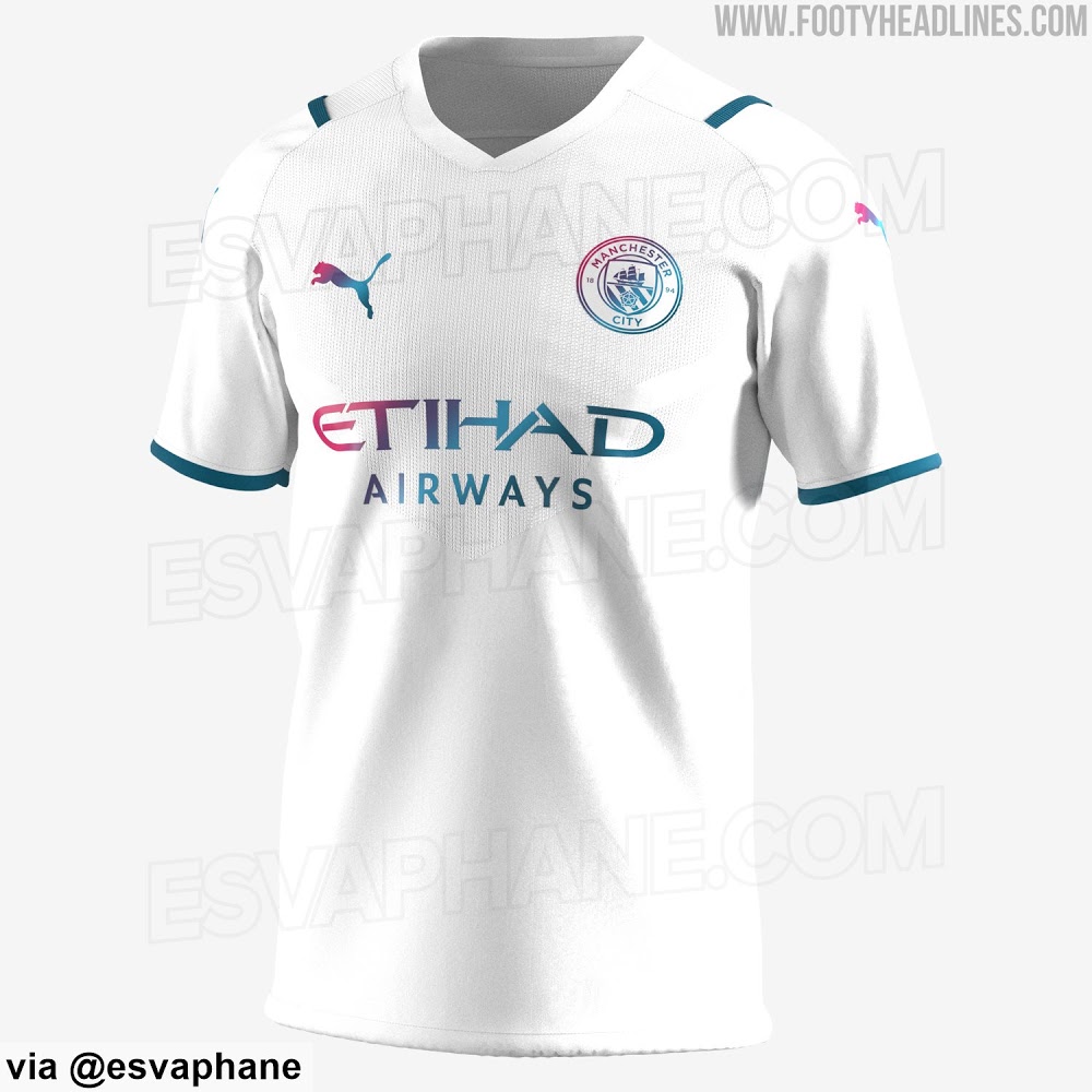 Camiseta de Visitante del Manchester City 2021-2022