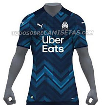 Camiseta de Visitante del Olympique Marsella 2021-2022