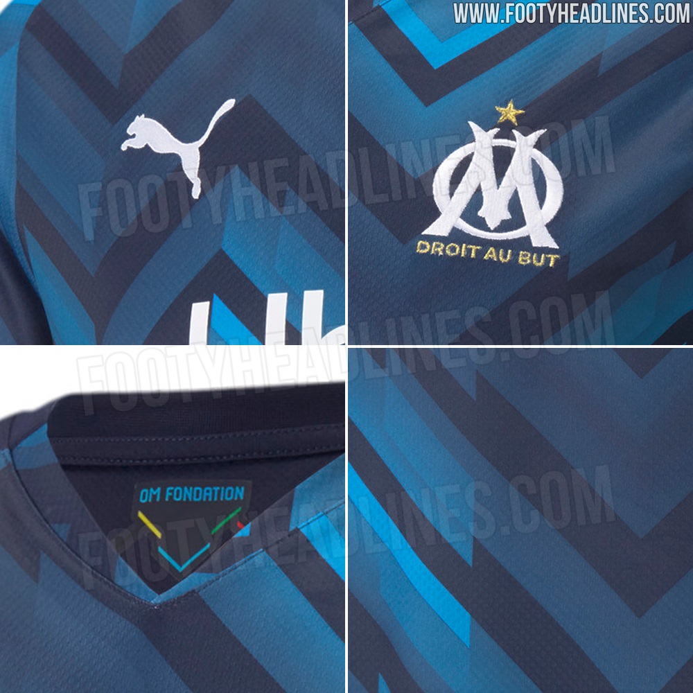 Camiseta de Visitante del Olympique Marsella 2021-2022