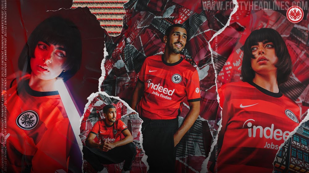 Camiseta de Visitante del Eintracht Frankfurt 2021-2022