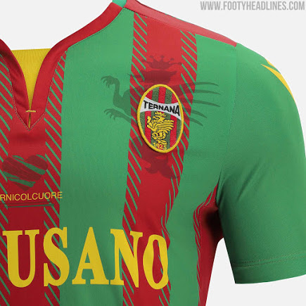 Camisetas de Local y Visitante del Ternana Calcio 2021-2022