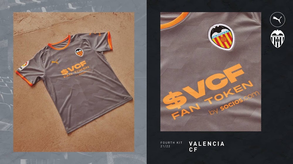 Cuarta Camiseta del Valencia FC 2021-2022