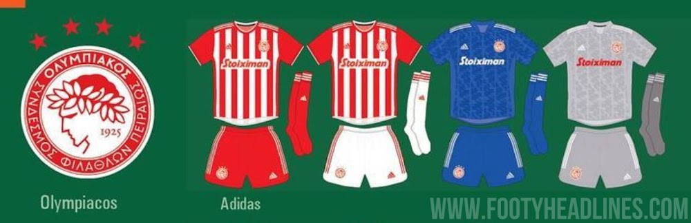 Tercera Camiseta del Olympiacos 2021-2022