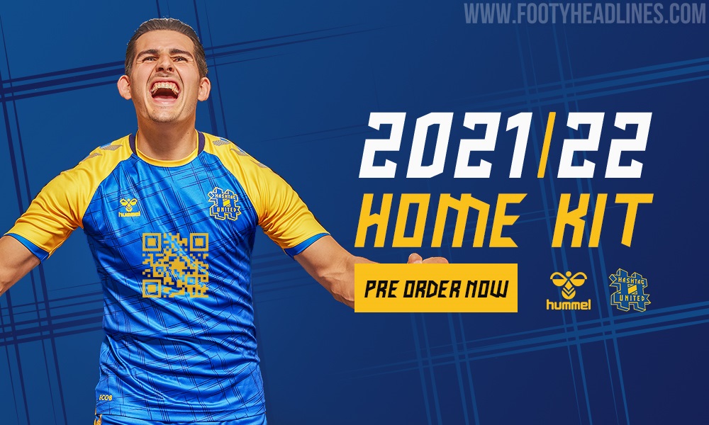 No más Adidas - Hummel lanza las equipaciones del Hashtag United 21-22 Local & Visitan