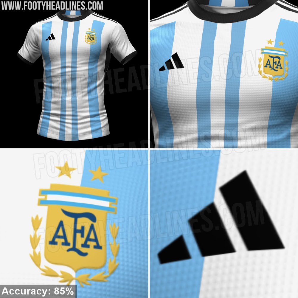 Se filtra la equipación de Argentina para el Mundial 2022