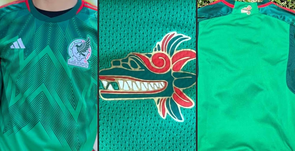 Equipación de México para el Mundial 2022 + el diseño de la equipación Visitant