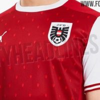 Camiseta de local de Austria para la Eurocopa 2020