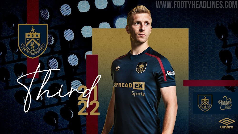 Tercera Camiseta del Burnley FC 2021-2022