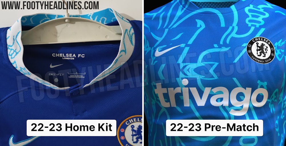 Confirma la filtración de la camiseta 22-23: Se filtra la camiseta del Chelsea 22-23 pre partido