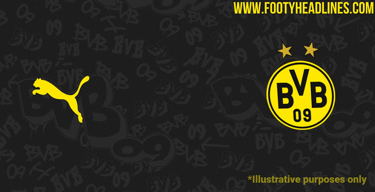 Camiseta de Visitante del Borussia Dortmund 2020-2021 Diseño De Graffiti filtrado