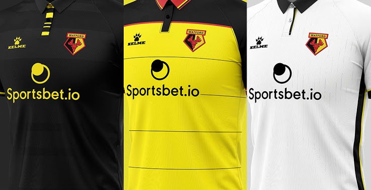 Camisetas del Watford 2020-2021 local, visitante y alternativa sin Adidas