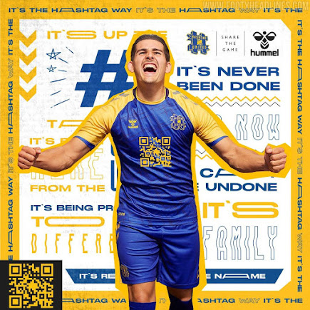 No más Adidas - Hummel lanza las equipaciones del Hashtag United 21-22 Local & Visitan