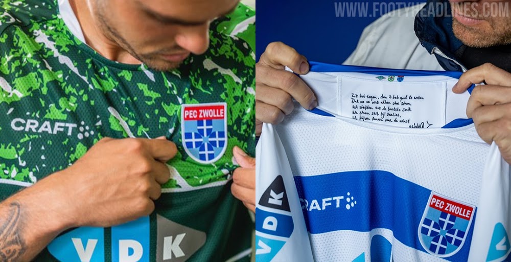 Camisetas de Local y Visitante del PEC Zwolle 2021-2022