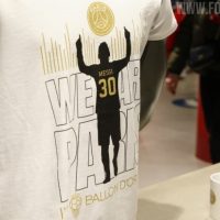 Lanzamiento de la colección del Balón de Oro del PSG de Messi