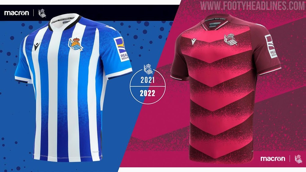 Camisetas de Local y Visitante de la Real Sociedad 2021-2022