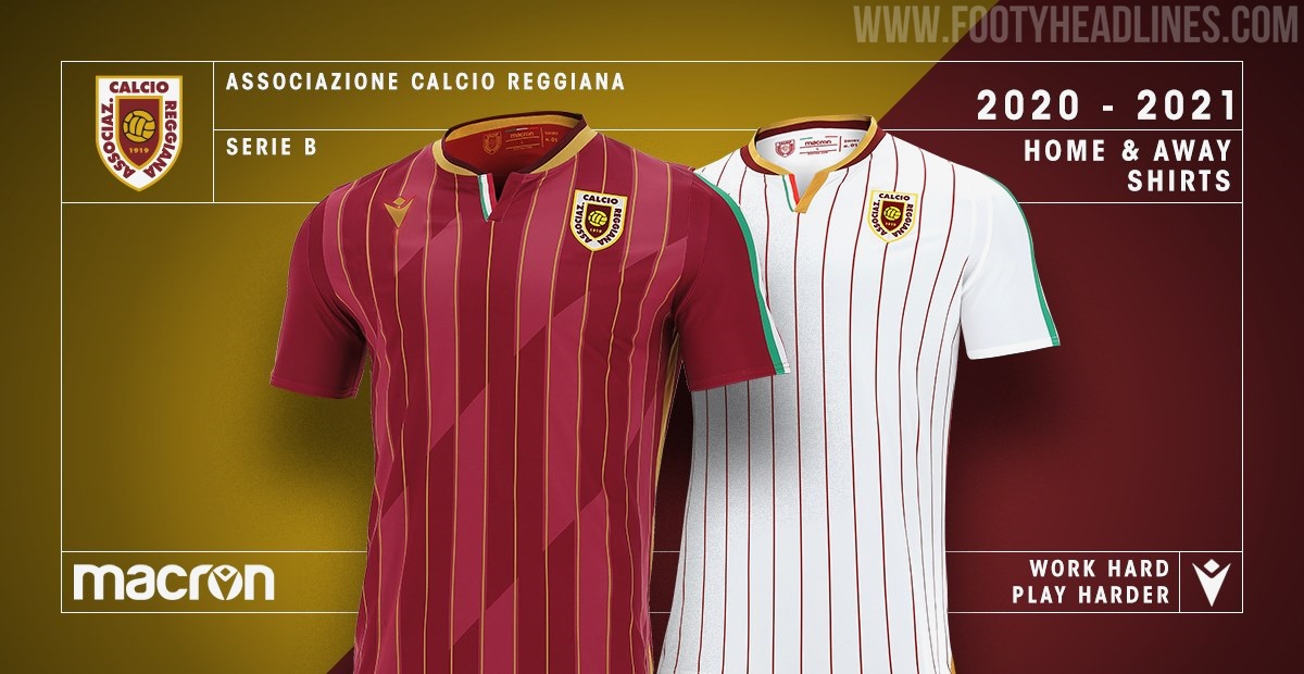Camisetas de Local y Visitante del Reggiana 2020-2021