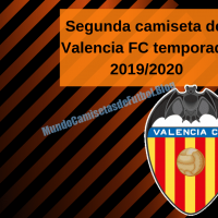 Segunda camiseta del Valencia FC temporada 2019/2020