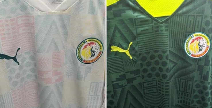 Camisetas de local y visitante de Senegal 2020-2021