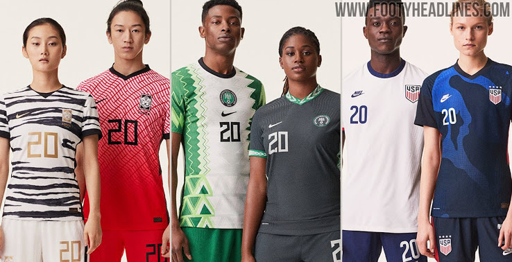 Todos las Camisetas de Selecciones Nacionales de Nike 2020 filtrados: Inglaterra, Países Bajos, Portugal, etc. -Nigeria, Corea del Sur & USA Camisetas Revelados