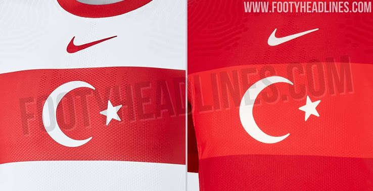 Nuevas camisetas de TurquÃ­a para la Euro 2020